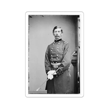 Portrait of Brig. Gen. Henry M. Judah, Officer of the Federal Army (U.S. Civil War) STICKER Vinyl Kiss-Cut Decal 3 Inch White - The Sticker Space