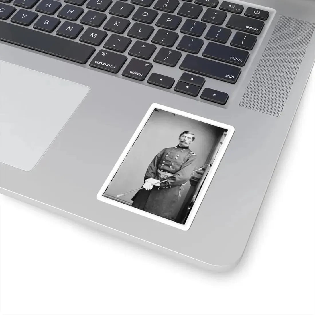 Portrait of Brig. Gen. Henry M. Judah, Officer of the Federal Army (U.S. Civil War) STICKER Vinyl Kiss-Cut Decal - The Sticker Space