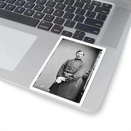 Portrait of Brig. Gen. Henry M. Judah, Officer of the Federal Army (U.S. Civil War) STICKER Vinyl Kiss-Cut Decal - The Sticker Space