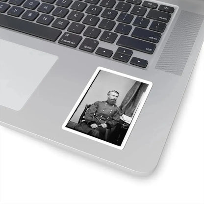 Portrait of Brig. Gen. Herman Haupt, Officer of the Federal Army (U.S. Civil War) STICKER Vinyl Kiss-Cut Decal - The Sticker Space