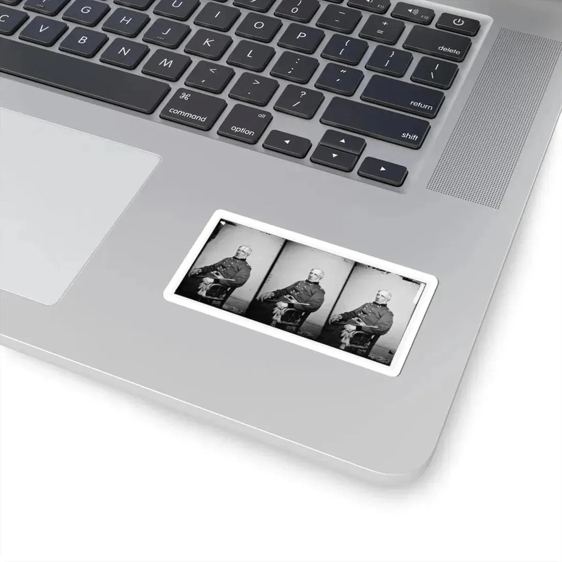 Portrait of Brig. Gen. James S. Wadsworth, Officer of the Federal Army (U.S. Civil War) STICKER Vinyl Kiss-Cut Decal - The Sticker Space