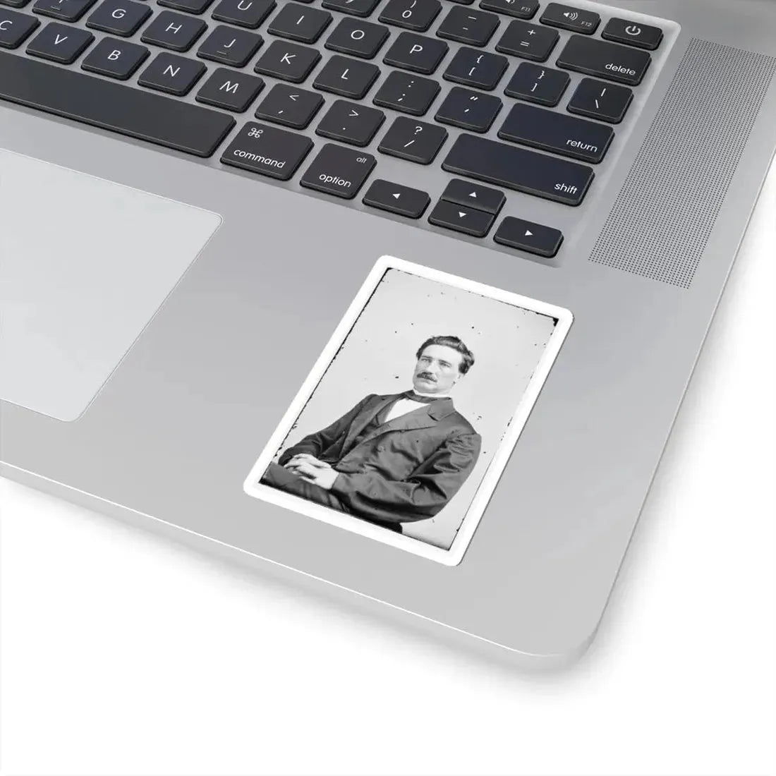 Portrait of Brig. Gen. John D. Imboden, Officer of the Confederate Army (U.S. Civil War) STICKER Vinyl Kiss-Cut Decal - The Sticker Space