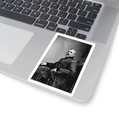 Portrait of Brig. Gen. John G. Barnard, Officer of the Federal Army (U.S. Civil War) STICKER Vinyl Kiss-Cut Decal - The Sticker Space