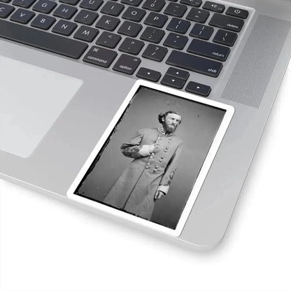 Portrait of Brig. Gen. John S. Marmaduke, Officer of the Confederate Army (U.S. Civil War) STICKER Vinyl Kiss-Cut Decal - The Sticker Space