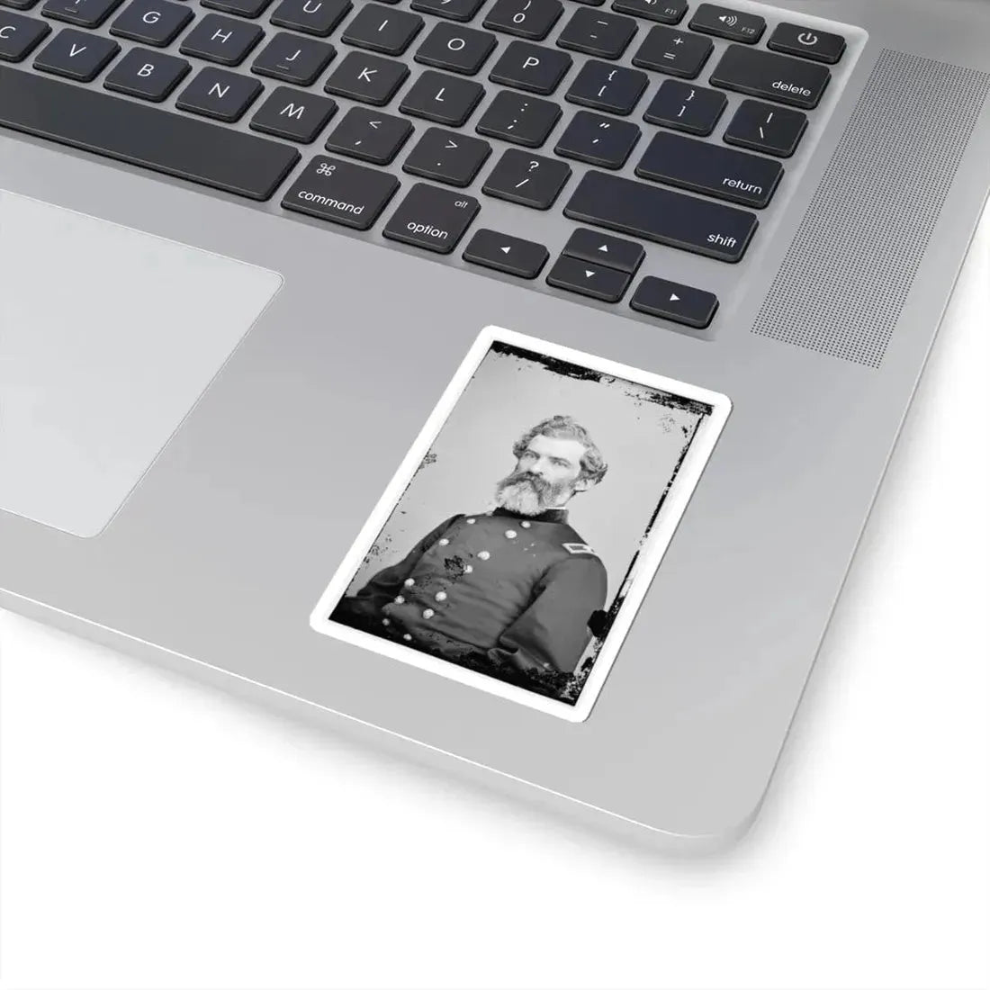 Portrait of Brig. Gen. John W. Sprague, Officer of the Federal Army (U.S. Civil War) STICKER Vinyl Kiss-Cut Decal - The Sticker Space