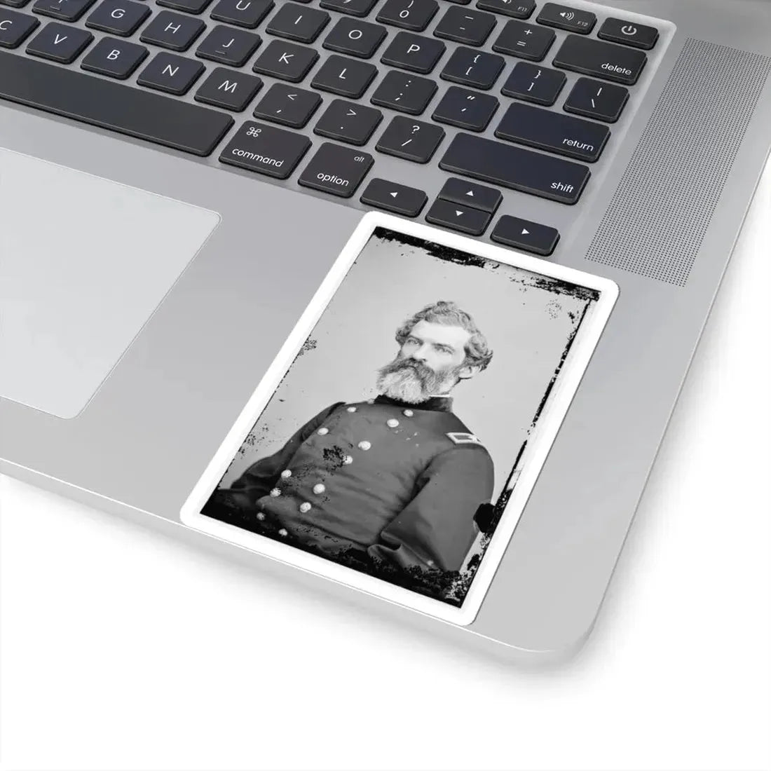Portrait of Brig. Gen. John W. Sprague, Officer of the Federal Army (U.S. Civil War) STICKER Vinyl Kiss-Cut Decal - The Sticker Space