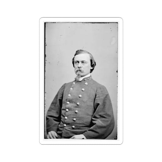 Portrait of Brig. Gen. Joseph Finegan, Officer of the Confederate Army (U.S. Civil War) STICKER Vinyl Kiss-Cut Decal 2 Inch White - The Sticker Space