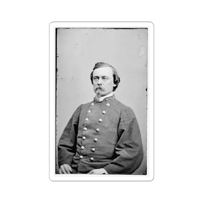 Portrait of Brig. Gen. Joseph Finegan, Officer of the Confederate Army (U.S. Civil War) STICKER Vinyl Kiss-Cut Decal 6 Inch White - The Sticker Space