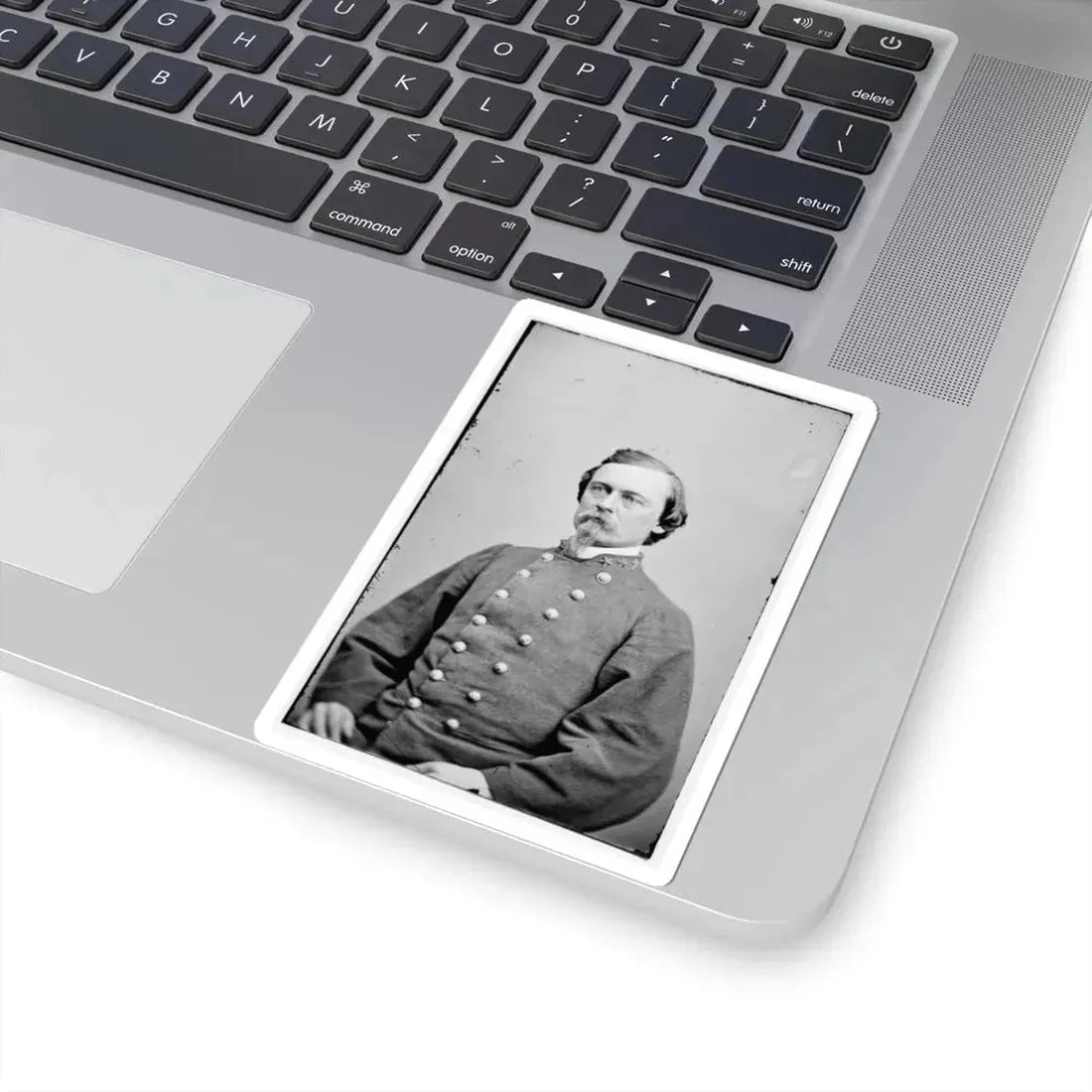 Portrait of Brig. Gen. Joseph Finegan, Officer of the Confederate Army (U.S. Civil War) STICKER Vinyl Kiss-Cut Decal - The Sticker Space