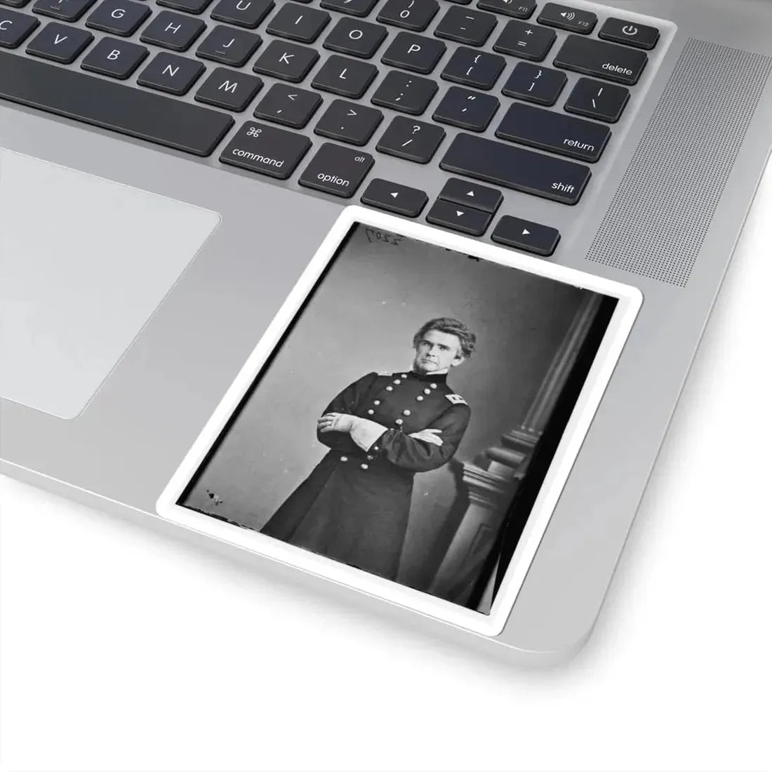 Portrait of Brig. Gen. Ormsby M. Mitchel, Officer of the Federal Army (U.S. Civil War) STICKER Vinyl Kiss-Cut Decal - The Sticker Space