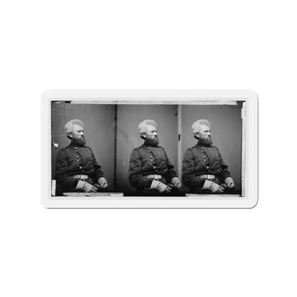 Portrait Of Brig. Gen. Robert Huston Milroy, Officer Of The Federal Army (Maj. Gen. From Nov. 29, 1862) (U.S. Civil War) Refrigerator Magnet 3 Inch - The Sticker Space