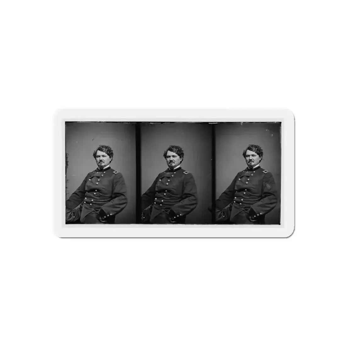 Portrait Of Brig. Gen. Samuel D. Sturgis, Officer Of The Federal Army (U.S. Civil War) Refrigerator Magnet - The Sticker Space