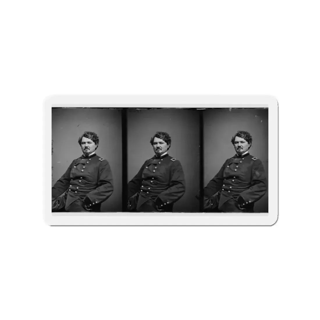 Portrait Of Brig. Gen. Samuel D. Sturgis, Officer Of The Federal Army (U.S. Civil War) Refrigerator Magnet - The Sticker Space