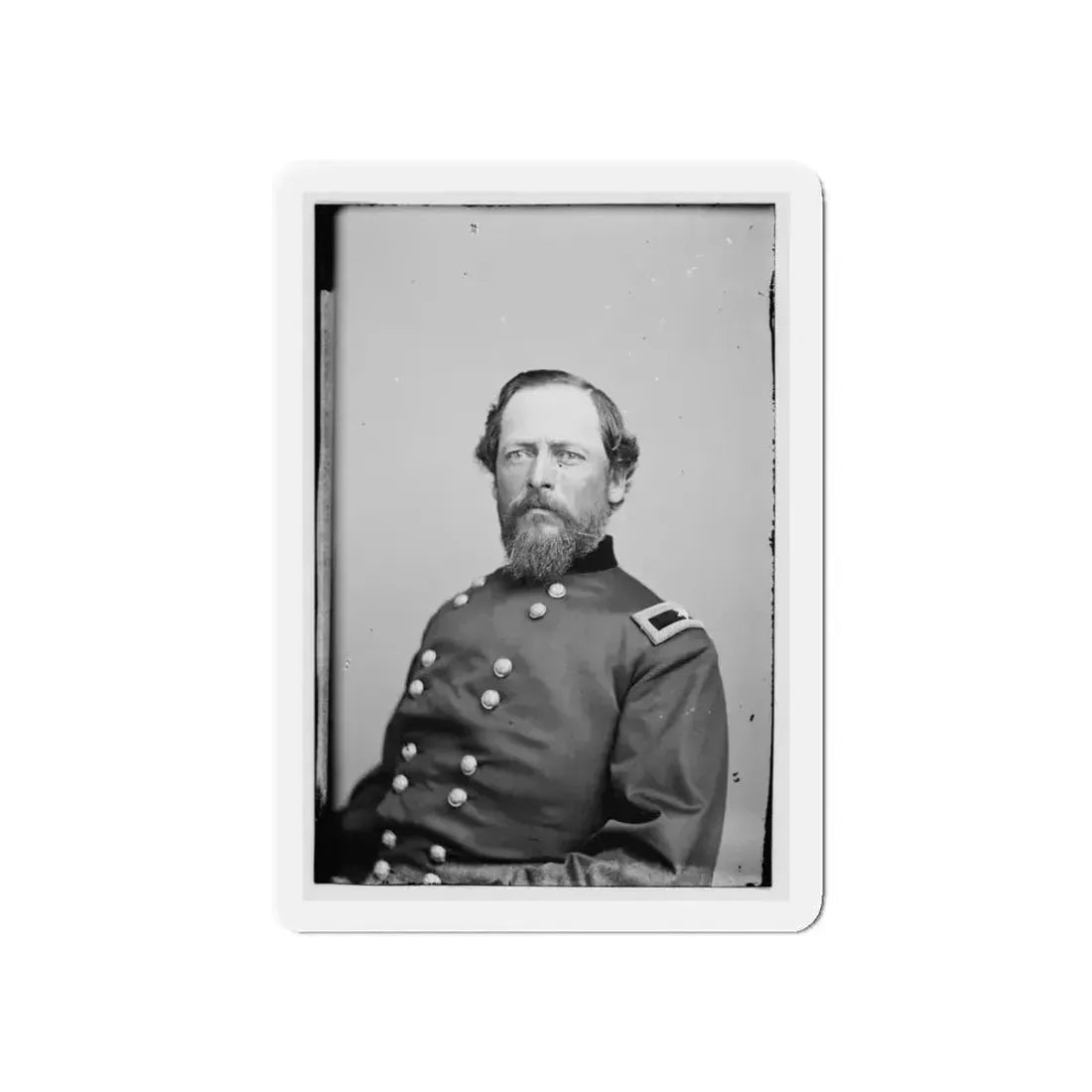 Portrait Of Brig. Gen. Samuel Kosciuzko Zook, Officer Of The Federal Army (U.S. Civil War) Refrigerator Magnet 5 Inch - The Sticker Space