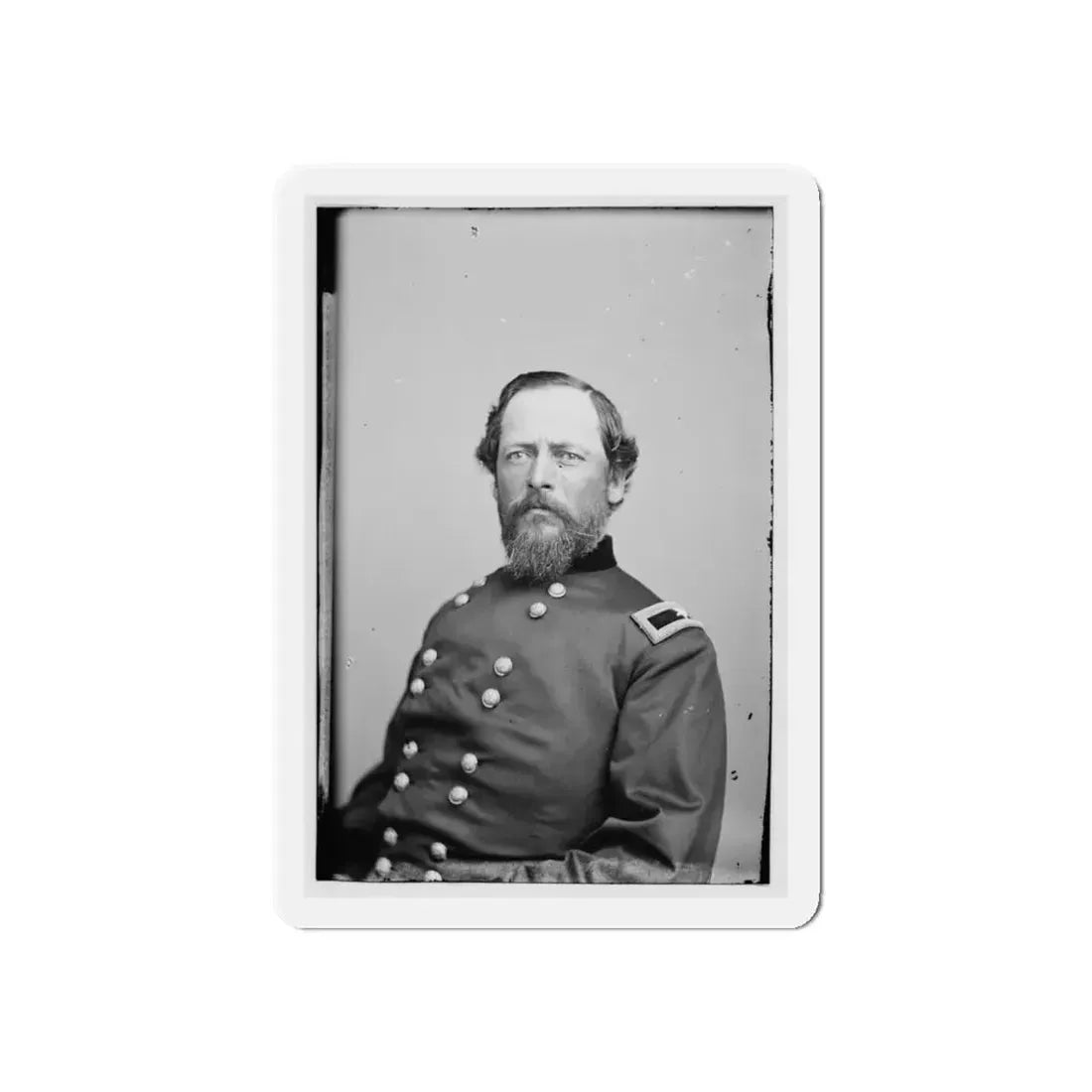 Portrait Of Brig. Gen. Samuel Kosciuzko Zook, Officer Of The Federal Army (U.S. Civil War) Refrigerator Magnet - The Sticker Space