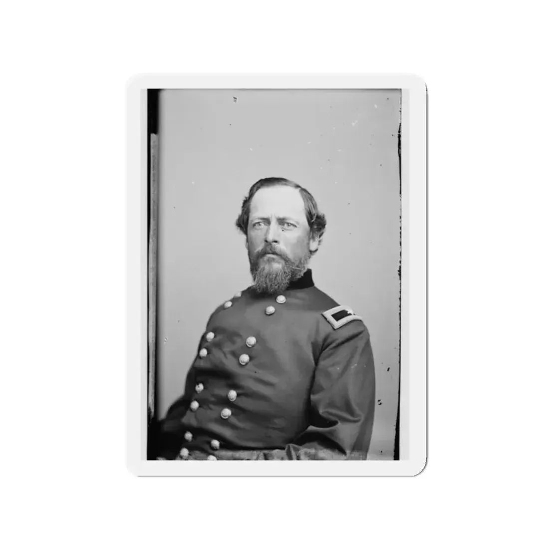 Portrait Of Brig. Gen. Samuel Kosciuzko Zook, Officer Of The Federal Army (U.S. Civil War) Refrigerator Magnet - The Sticker Space