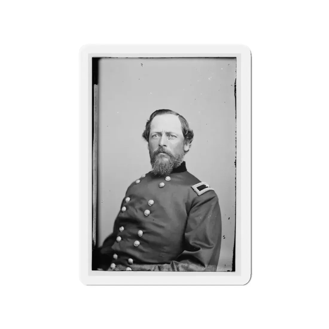 Portrait Of Brig. Gen. Samuel Kosciuzko Zook, Officer Of The Federal Army (U.S. Civil War) Refrigerator Magnet - The Sticker Space