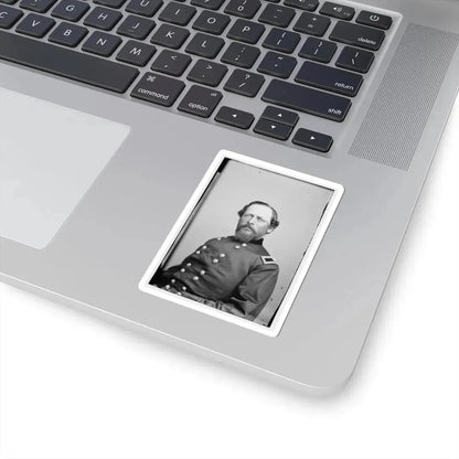 Portrait of Brig. Gen. Samuel Kosciuzko Zook, Officer of the Federal Army (U.S. Civil War) STICKER Vinyl Kiss-Cut Decal - The Sticker Space