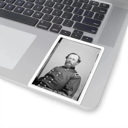 Portrait of Brig. Gen. Samuel Kosciuzko Zook, Officer of the Federal Army (U.S. Civil War) STICKER Vinyl Kiss-Cut Decal - The Sticker Space