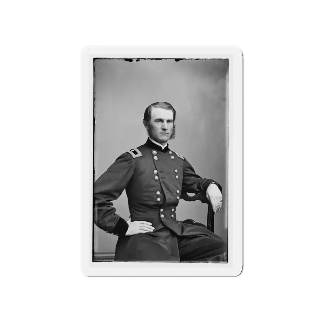 Portrait Of Brig. Gen. Thomas E. G. Ransom, Officer Of The Federal Army (U.S. Civil War) Refrigerator Magnet 4 Inch - The Sticker Space