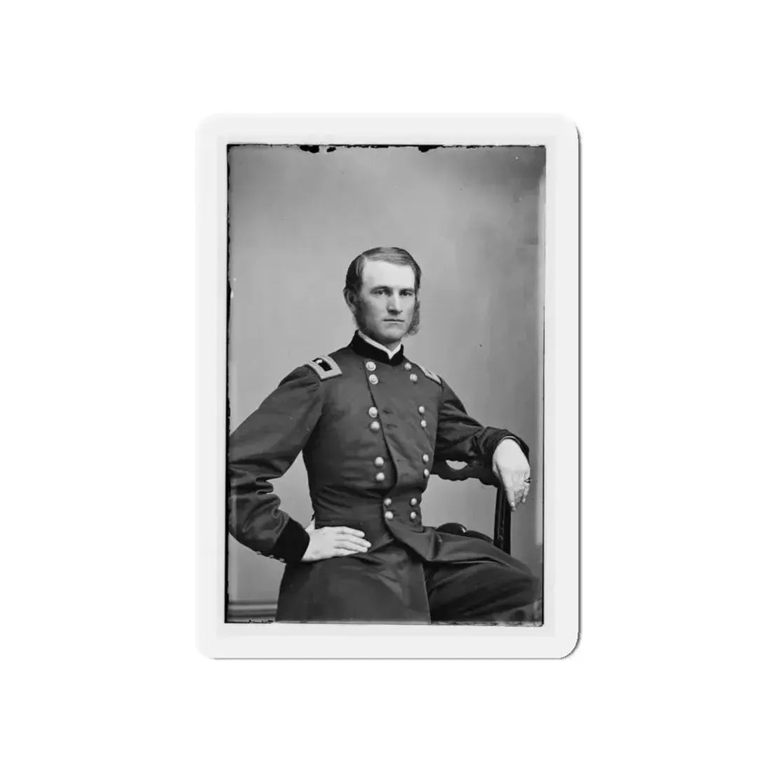 Portrait Of Brig. Gen. Thomas E. G. Ransom, Officer Of The Federal Army (U.S. Civil War) Refrigerator Magnet 5 Inch - The Sticker Space