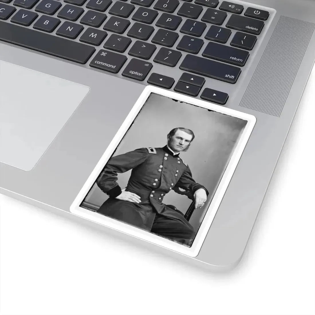 Portrait of Brig. Gen. Thomas E. G. Ransom, Officer of the Federal Army (U.S. Civil War) STICKER Vinyl Kiss-Cut Decal - The Sticker Space