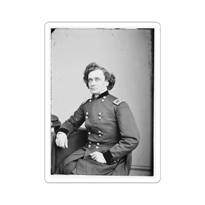 Portrait of Brig. Gen. Thomas W. Sherman, Officer of the Federal Army (U.S. Civil War) STICKER Vinyl Kiss-Cut Decal 6 Inch White - The Sticker Space