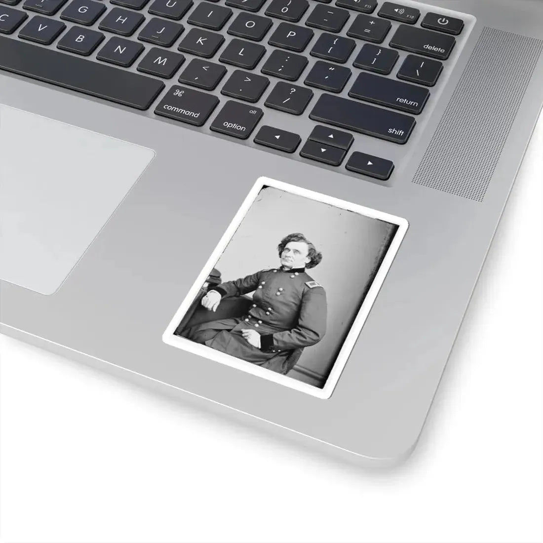 Portrait of Brig. Gen. Thomas W. Sherman, Officer of the Federal Army (U.S. Civil War) STICKER Vinyl Kiss-Cut Decal - The Sticker Space