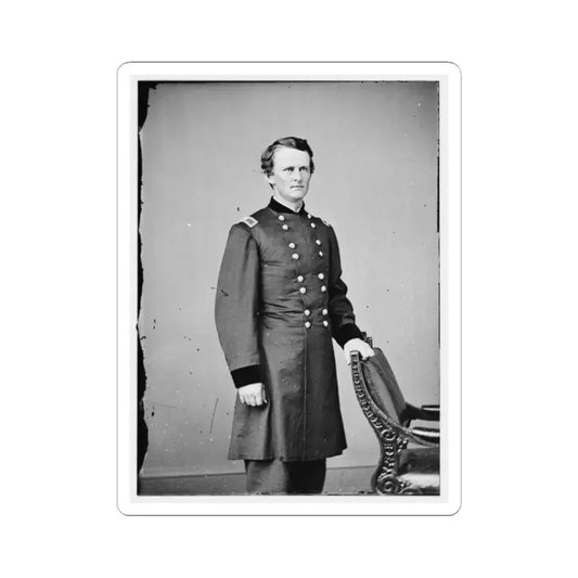 Portrait of Brig. Gen. Wesley Merritt, Officer of the Federal Army (U.S. Civil War) STICKER Vinyl Kiss-Cut Decal 2 Inch White - The Sticker Space