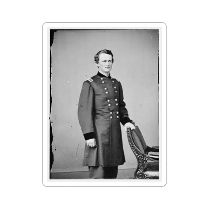 Portrait of Brig. Gen. Wesley Merritt, Officer of the Federal Army (U.S. Civil War) STICKER Vinyl Kiss-Cut Decal 6 Inch White - The Sticker Space