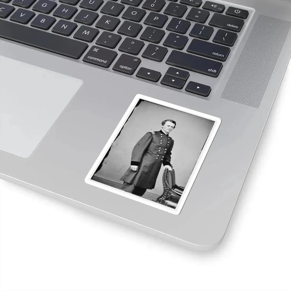 Portrait of Brig. Gen. Wesley Merritt, Officer of the Federal Army (U.S. Civil War) STICKER Vinyl Kiss-Cut Decal - The Sticker Space