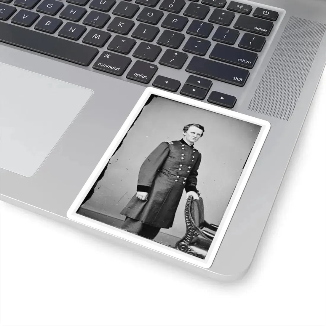 Portrait of Brig. Gen. Wesley Merritt, Officer of the Federal Army (U.S. Civil War) STICKER Vinyl Kiss-Cut Decal - The Sticker Space