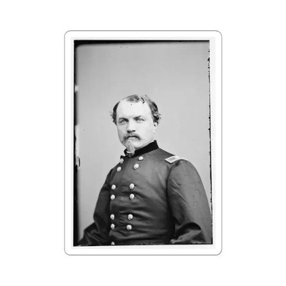 Portrait of Brig. Gen. William W. Averell, Officer of the Federal Army (U.S. Civil War) STICKER Vinyl Kiss-Cut Decal 4 Inch White - The Sticker Space