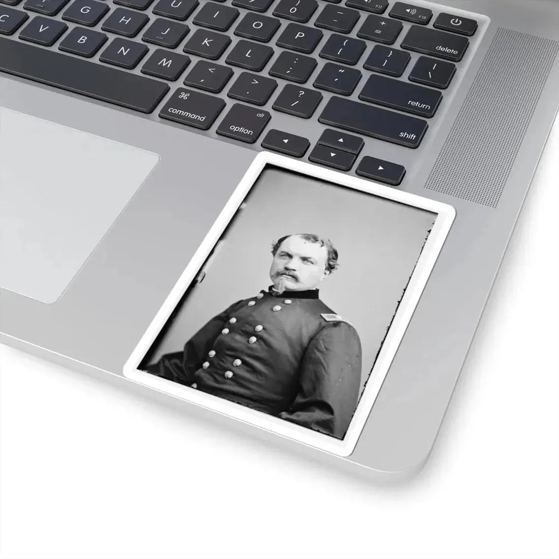 Portrait of Brig. Gen. William W. Averell, Officer of the Federal Army (U.S. Civil War) STICKER Vinyl Kiss-Cut Decal - The Sticker Space