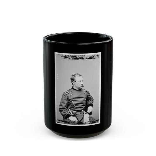 Portrait Of Brig. Gen. Albion P. Howe, Officer Of The Federal Army (U.S. Civil War) Black Coffee Mug-15oz-The Sticker Space