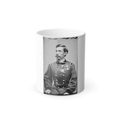 Portrait of Brig. Gen. Alfred N. Duffie, Officer of the Federal Army (U.S. Civil War) Color Morphing Mug 11oz-11oz-The Sticker Space