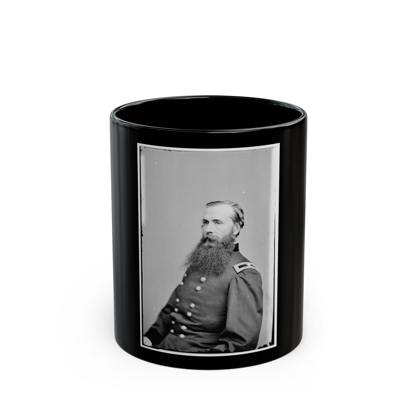 Portrait Of Brig. Gen. Charles K. Graham, Officer Of The Federal Army (U.S. Civil War) Black Coffee Mug