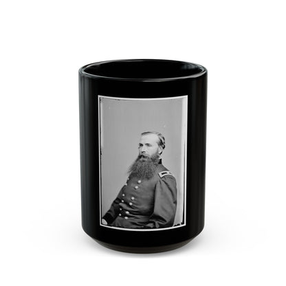 Portrait Of Brig. Gen. Charles K. Graham, Officer Of The Federal Army (U.S. Civil War) Black Coffee Mug-15oz-The Sticker Space