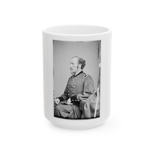 Portrait Of Brig. Gen. Emerson Opdycke, Officer Of The Federal Army (U.S. Civil War) White Coffee Mug-15oz-The Sticker Space