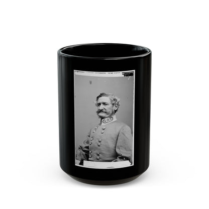 Portrait Of Brig. Gen. Henry H. Sibley, Officer Of The Confederate Army (U.S. Civil War) Black Coffee Mug-15oz-The Sticker Space