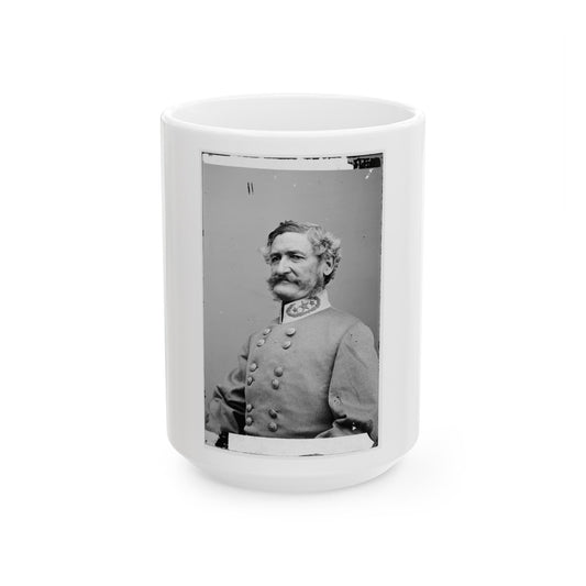 Portrait Of Brig. Gen. Henry H. Sibley, Officer Of The Confederate Army (U.S. Civil War) White Coffee Mug-15oz-The Sticker Space