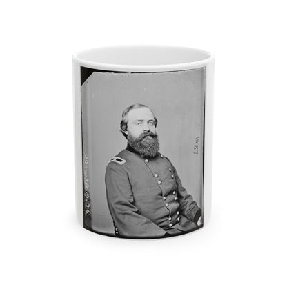 Portrait Of Brig. Gen. John C. Caldwell, Officer Of The Federal Army (U.S. Civil War) White Coffee Mug-11oz-The Sticker Space