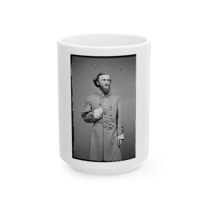Portrait Of Brig. Gen. John S. Marmaduke, Officer Of The Confederate Army (U.S. Civil War) White Coffee Mug-15oz-The Sticker Space