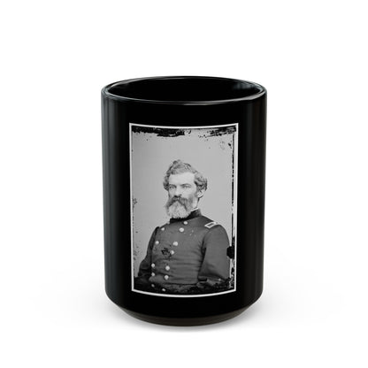 Portrait Of Brig. Gen. John W. Sprague, Officer Of The Federal Army (U.S. Civil War) Black Coffee Mug-15oz-The Sticker Space