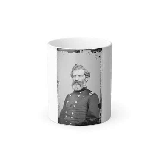 Portrait of Brig. Gen. John W. Sprague, Officer of the Federal Army (U.S. Civil War) Color Morphing Mug 11oz-11oz-The Sticker Space