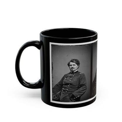 Portrait Of Brig. Gen. Samuel D. Sturgis, Officer Of The Federal Army (U.S. Civil War) Black Coffee Mug-The Sticker Space