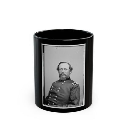 Portrait Of Brig. Gen. Samuel Kosciuzko Zook, Officer Of The Federal Army (U.S. Civil War) Black Coffee Mug-11oz-The Sticker Space