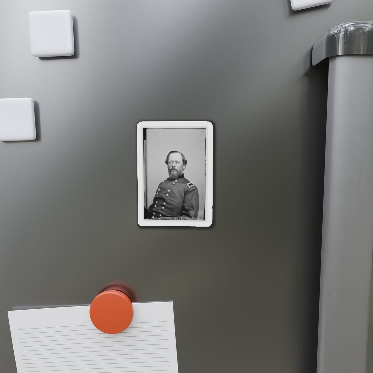 Portrait Of Brig. Gen. Samuel Kosciuzko Zook, Officer Of The Federal Army (U.S. Civil War) Refrigerator Magnet-The Sticker Space