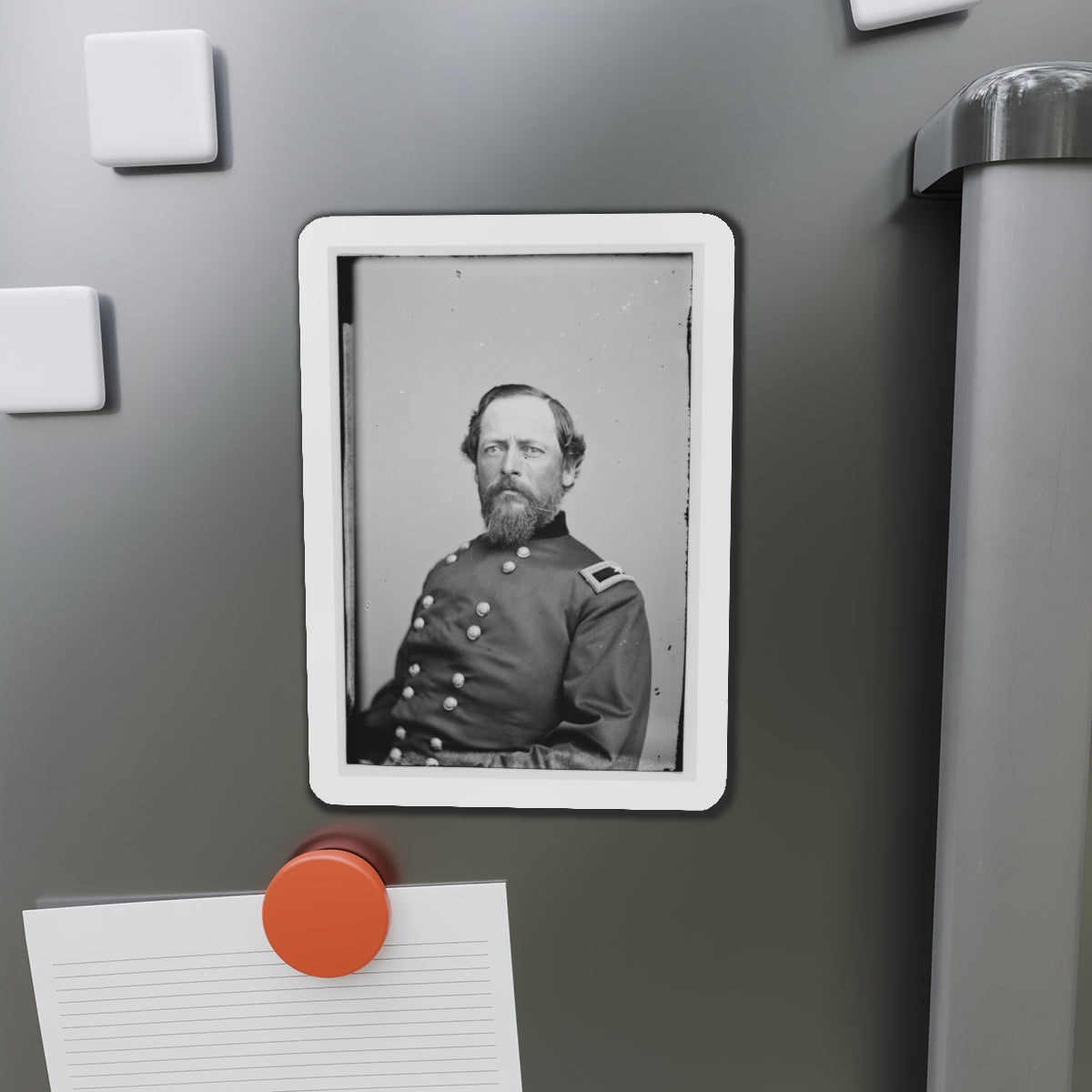 Portrait Of Brig. Gen. Samuel Kosciuzko Zook, Officer Of The Federal Army (U.S. Civil War) Refrigerator Magnet-The Sticker Space