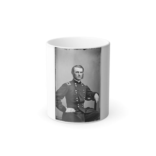 Portrait of Brig. Gen. Thomas E. G. Ransom, Officer of the Federal Army (U.S. Civil War) Color Morphing Mug 11oz-11oz-The Sticker Space